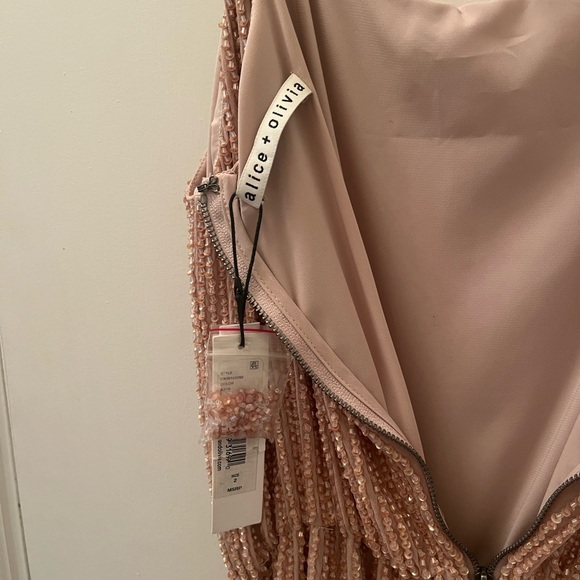 Brand new Allison Olivia off blush color with rhinestones . - Picture 3 of 4